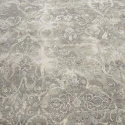 Grey Samoke Wool & Silk Rug - 9'1" X 12'2" 11 Grey Samoke Wool & Silk Rug - 9'1" X 12'2" -Home Comprehensive Shop 3039273 3
