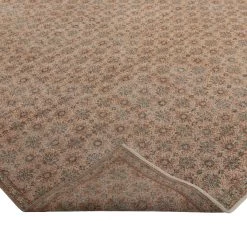 Beige And Orange Transitional Wool Rug - 9' X 12' 10 Beige And Orange Transitional Wool Rug - 9' X 12' -Home Comprehensive Shop 3039423 4