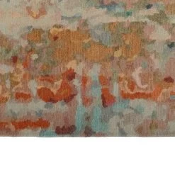 Multicolored Tibetan Contemporary Wool & Silk Rug - 8' X 10' 11 Multicolored Tibetan Contemporary Wool & Silk Rug - 8' X 10' -Home Comprehensive Shop 3039509 5