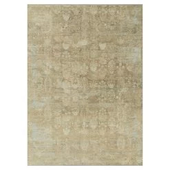 Beige Transitional Wool Rug - 9'6" X 13'6"