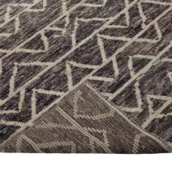 Grey Transitional Wool Runner - 3'1" X 10'3" 10 Grey Transitional Wool Runner - 3'1" X 10'3" -Home Comprehensive Shop 3039652 4