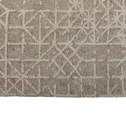 Grey Stelle Modern Wool Silk Blend Rug - 9' X 12'1" 11 Grey Stelle Modern Wool Silk Blend Rug - 9' X 12'1" -Home Comprehensive Shop 3039675 5
