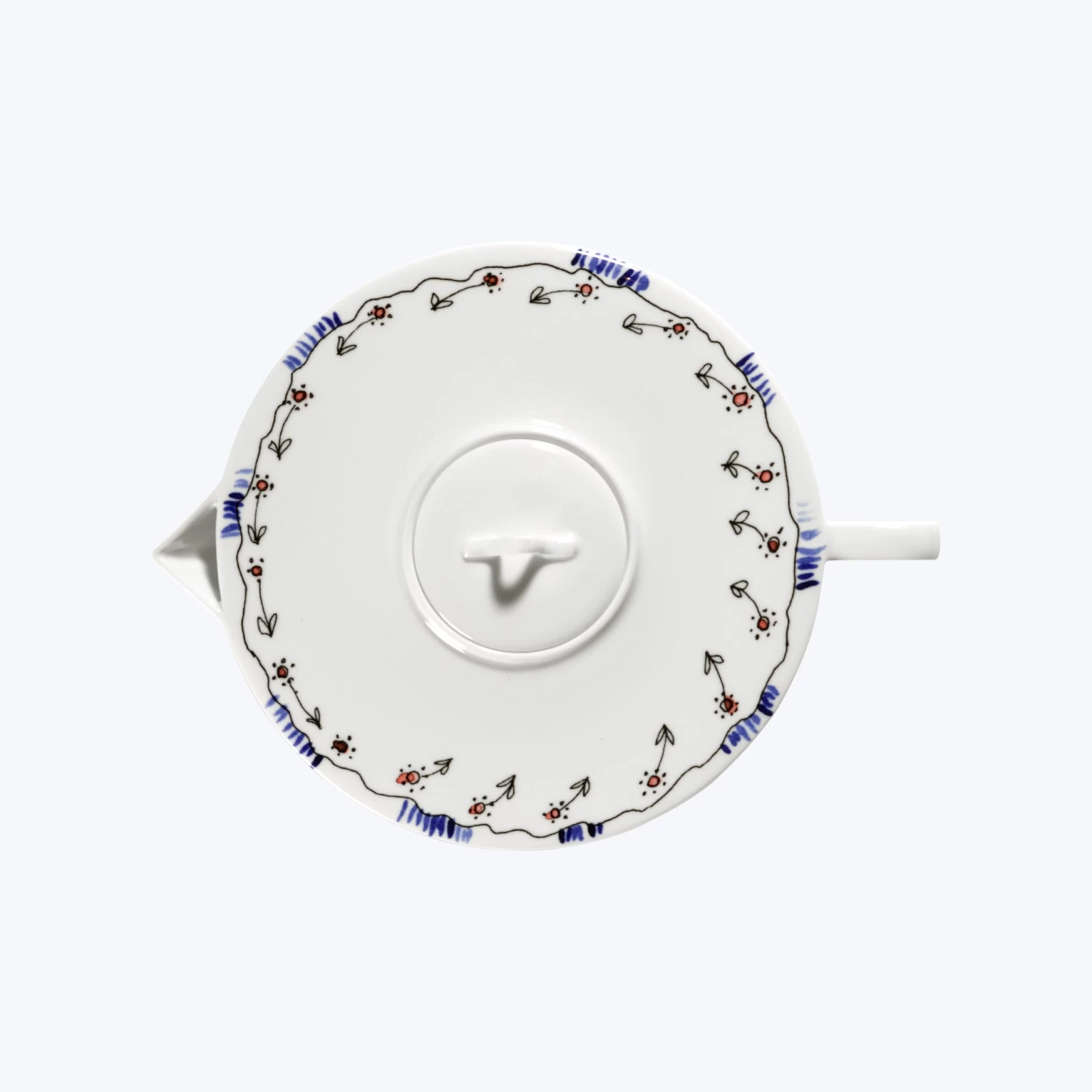 Midnight Flowers Tea Pot 6 Midnight Flowers Tea Pot - Image 4