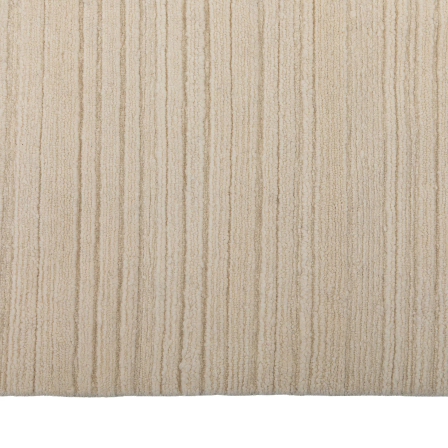 Cream Contemporary Tibetan Wool Rug - 8' X 10' 7 Cream Contemporary Tibetan Wool Rug - 8' X 10' - Image 5