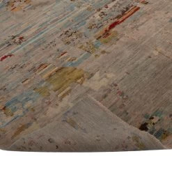 Multicolored Tibetan Modern Wool & Silk Rug - 12'1" X 15'6" 10 Multicolored Tibetan Modern Wool & Silk Rug - 12'1" X 15'6" -Home Comprehensive Shop 3040436 4