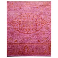 Pink Overdyed Wool Rug - 3'2" X 4'10" 13 Pink Overdyed Wool Rug - 3'2" X 4'10" -Home Comprehensive Shop 3040663 4