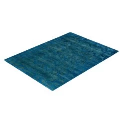 Blue Overdyed Wool Rug - 6'1" X 8'4" 12 Blue Overdyed Wool Rug - 6'1" X 8'4" -Home Comprehensive Shop 3040670 3