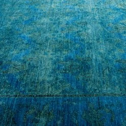 Blue Overdyed Wool Rug - 6'1" X 8'4" 13 Blue Overdyed Wool Rug - 6'1" X 8'4" -Home Comprehensive Shop 3040670 4