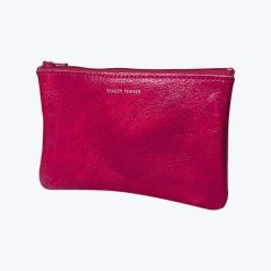 Iridescent Zip Pouch 13 Iridescent Zip Pouch -Home Comprehensive Shop 3041210 SM ZIP FUCHSIA HOLOGRAM ANGLE