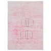 Pink Vintage Wool Cotton Blend Rug - 4'6" X 6' 1 Pink Vintage Wool Cotton Blend Rug - 4'6" X 6' -Home Comprehensive Shop 3041840 1