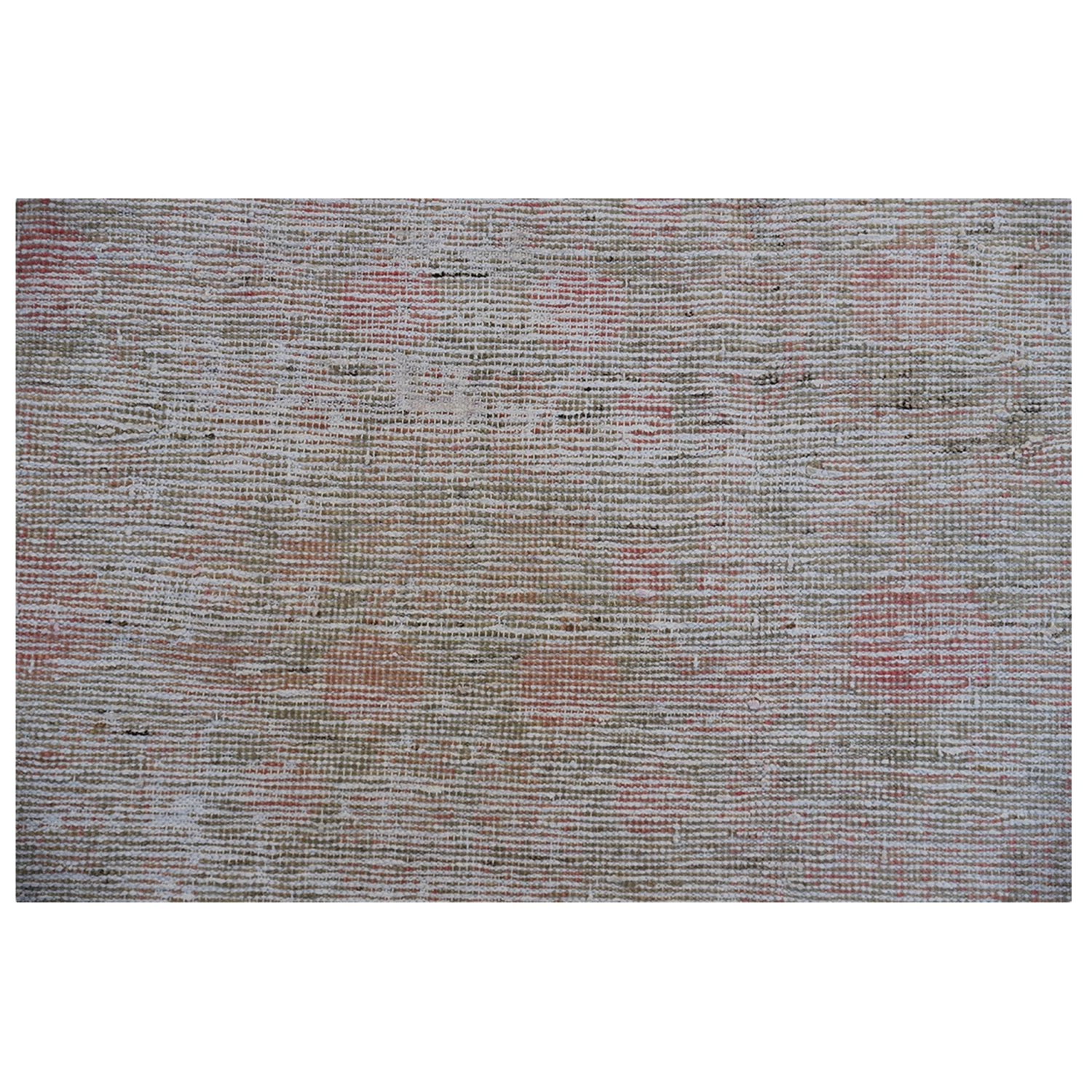 Pink Vintage Wool Cotton Blend Rug - 4' X 7'2" 5 Pink Vintage Wool Cotton Blend Rug - 4' X 7'2" - Image 3