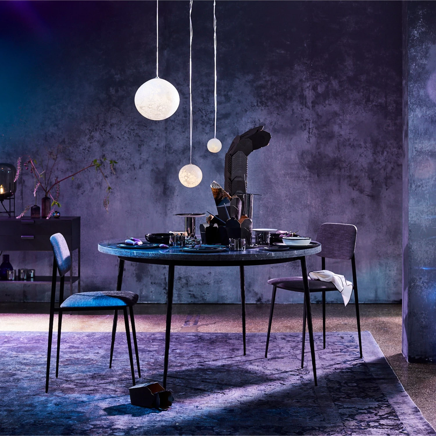 Stone Street Round Dining Table 4 Stone Street Round Dining Table - Image 2