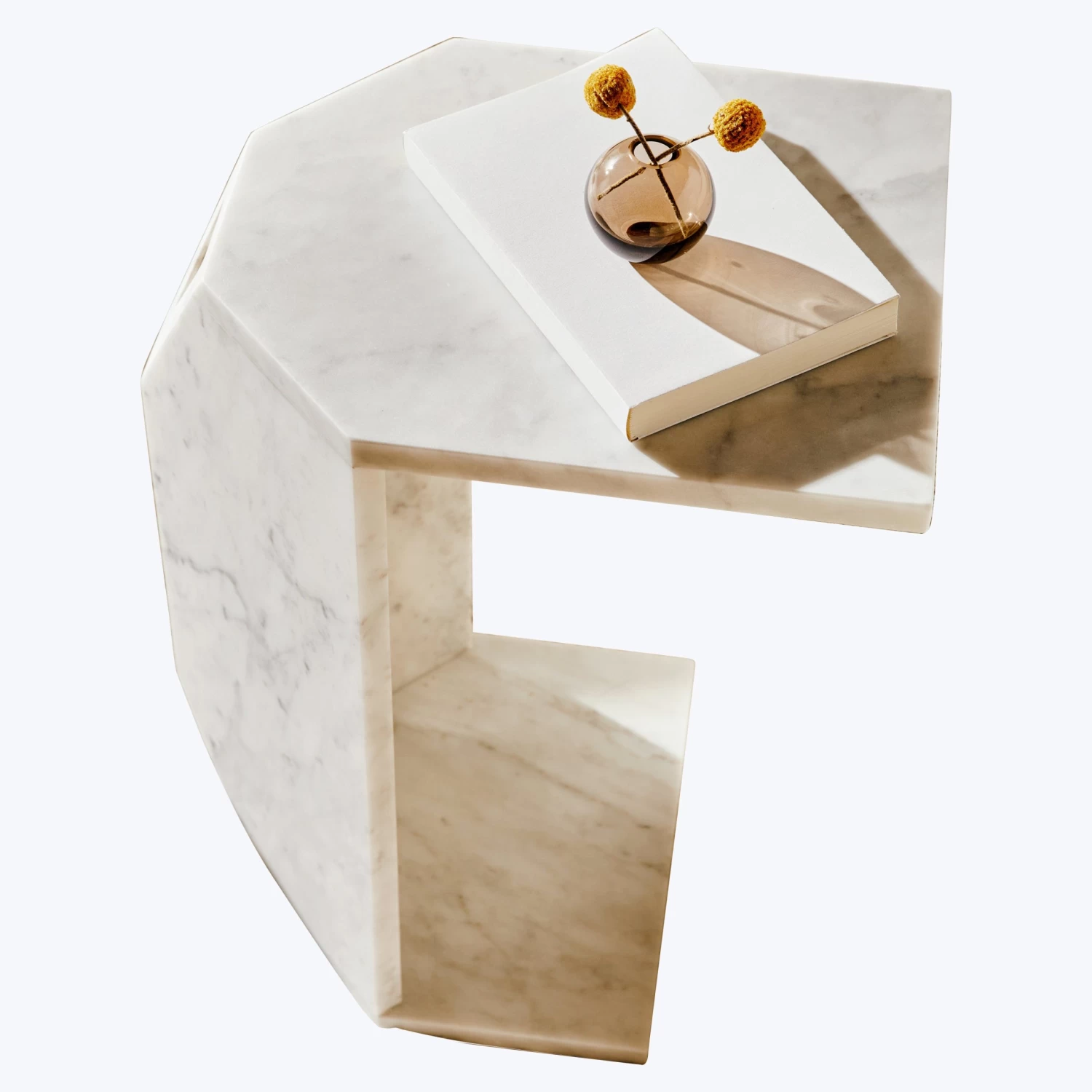 Gia Marble Side Table 4 Gia Marble Side Table - Image 2