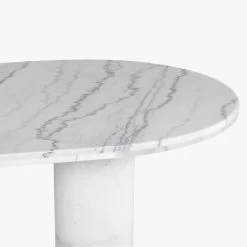 Stories Oval Marble Dining Table 15 Stories Oval Marble Dining Table -Home Comprehensive Shop 3043298