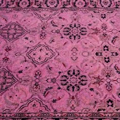 Pink OverdyedWool Runner - 3' X 13'1" 11 Pink OverdyedWool Runner - 3' X 13'1" -Home Comprehensive Shop 3043388 4