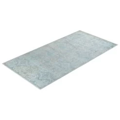 Mint Blue OverdyedWool Rug - 6'2" X 12'2" 13 Mint Blue OverdyedWool Rug - 6'2" X 12'2" -Home Comprehensive Shop 3043402 7