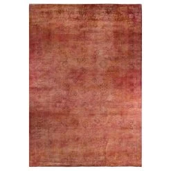 Orange/Pink OverdyedWool Rug - 10'1" X 14'1"