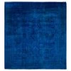 Blue Transitional Wool Rug - 5'2" X 5'6" -Home Comprehensive Shop 3043418 1