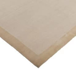 Gold Solid Wool Silk Blend Rug- 10' X 14' 9 Gold Solid Wool Silk Blend Rug- 10' X 14' -Home Comprehensive Shop 3043592 3