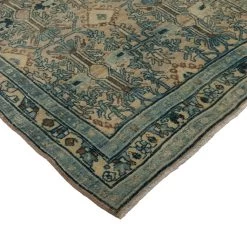 Blue Bidjav Vintage Rug - 3'9" X 12' 9 Blue Bidjav Vintage Rug - 3'9" X 12' -Home Comprehensive Shop 3044658 3