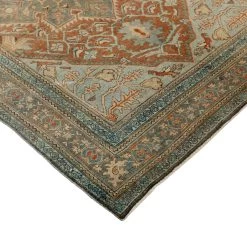 Blue Vintage Traditional Bidjav Wool Rug - 4'6" X 7'3" -Home Comprehensive Shop 3044665 3