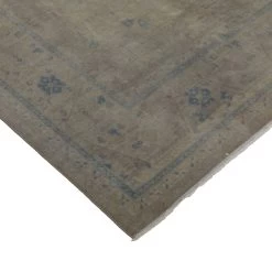 Blue Tabriz Vintage Rug - 8'3" X 11'6" -Home Comprehensive Shop 3044673 3