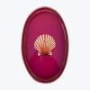 Pink Shell Iron Tray 1 Pink Shell Iron Tray -Home Comprehensive Shop 3045021IT76Acopy