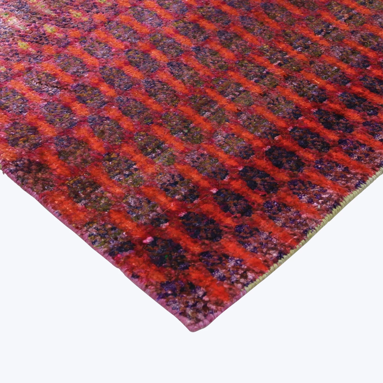 Red Alchemy Transitional Silk Rug - 9' X 11'5" 6 Red Alchemy Transitional Silk Rug - 9' X 11'5" - Image 4