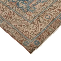 Blue Antique Traditional Tabriz Rug -8'7" X 10'8" 9 Blue Antique Traditional Tabriz Rug -8'7" X 10'8" -Home Comprehensive Shop 3045900 3