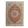 Blue And Orange Antique Traditional Tabriz Rug -8'1"x 11'6" -Home Comprehensive Shop 3045901 1