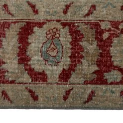 Blue And Red Antique Traditional Tabriz Rug -9' X 13'1" 11 Blue And Red Antique Traditional Tabriz Rug -9' X 13'1" -Home Comprehensive Shop 3045903 5