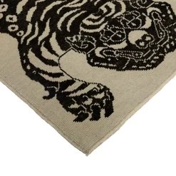 Beige Tiger Modern Turkish Wool Rug - 4'3" X 5'10" 9 Beige Tiger Modern Turkish Wool Rug - 4'3" X 5'10" -Home Comprehensive Shop 3045966 3