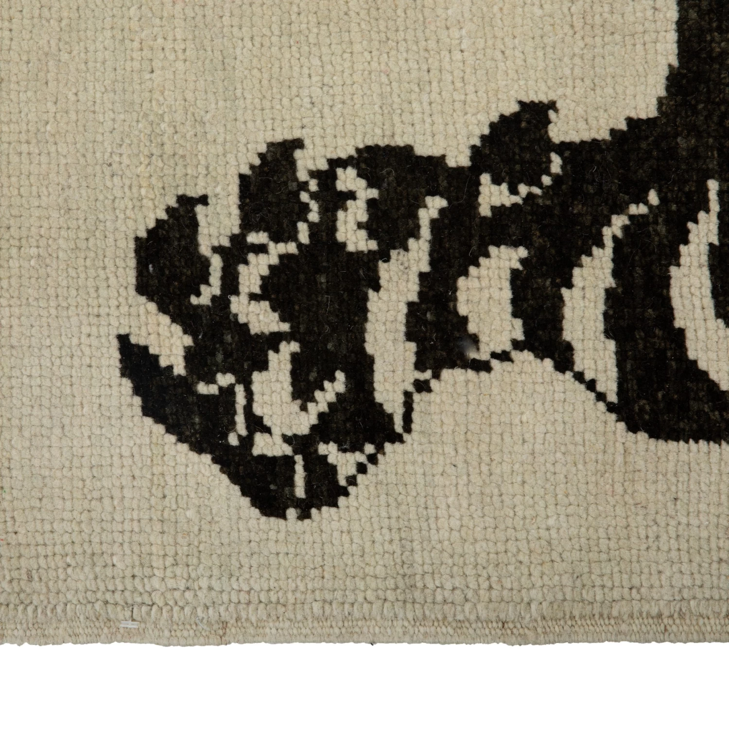 Beige Tiger Modern Turkish Wool Rug - 4'3" X 5'10" 7 Beige Tiger Modern Turkish Wool Rug - 4'3" X 5'10" - Image 5