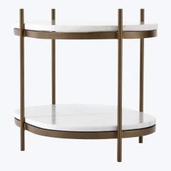 Felix Oval Nightstand 7 Felix Oval Nightstand -Home Comprehensive Shop 3046102 DET 1