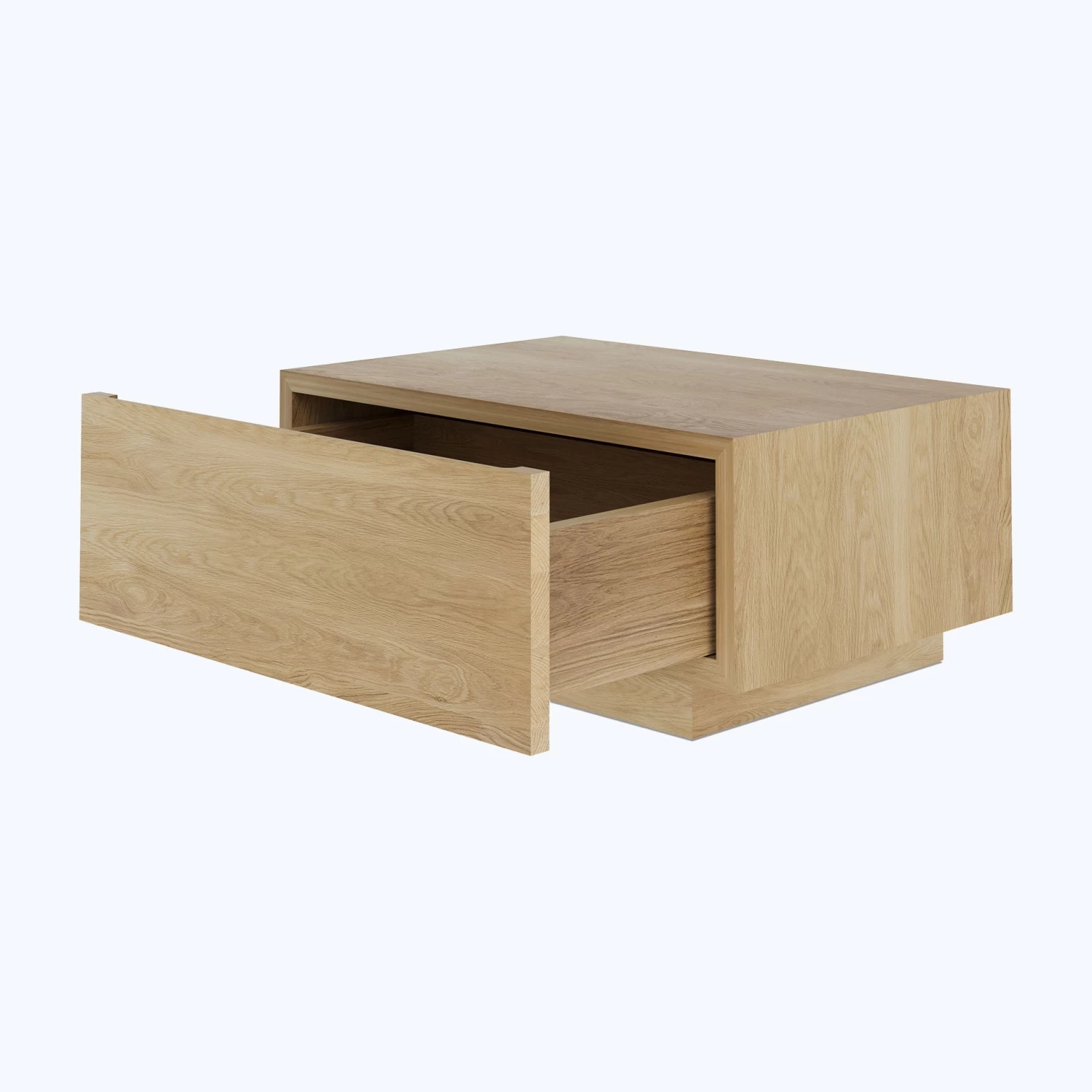 Madra Oak Low Nightstand 4 Madra Oak Low Nightstand - Image 2