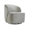 Swivel Chair, Grey Velvet -Home Comprehensive Shop 8158.d3