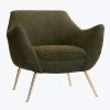 Curved Chair, Olive