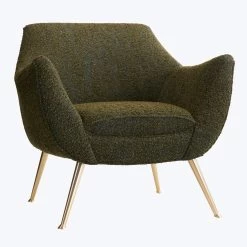 Curved Chair, Olive