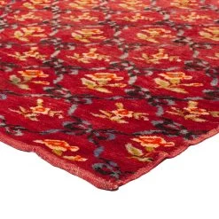 Red Vintage Traditional Anatolian Wool Runner - 4'11" X 11'7" 8 Red Vintage Traditional Anatolian Wool Runner - 4'11" X 11'7" -Home Comprehensive Shop 838400 3