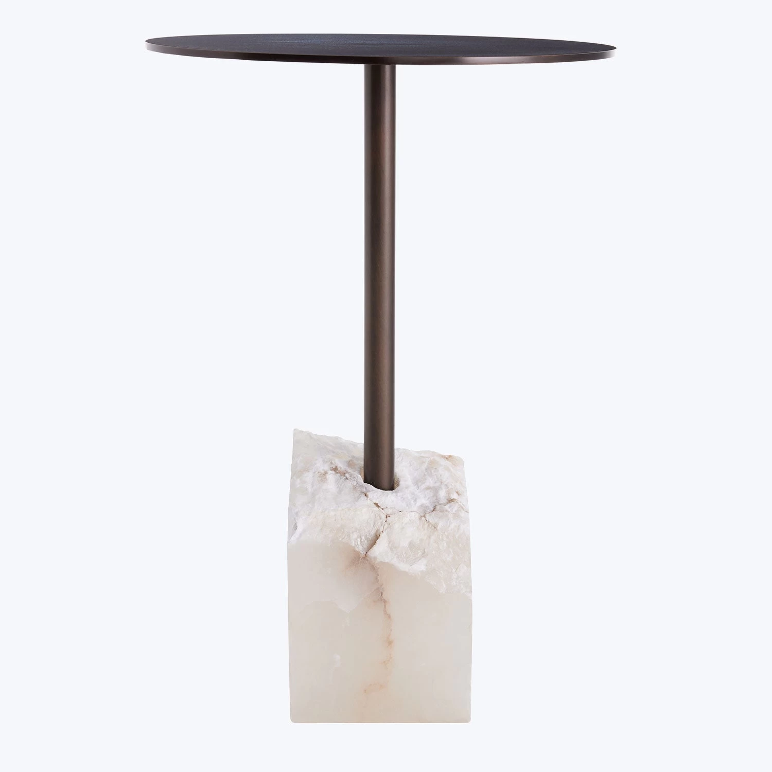 Alabaster Base Side Table 3 Alabaster Base Side Table