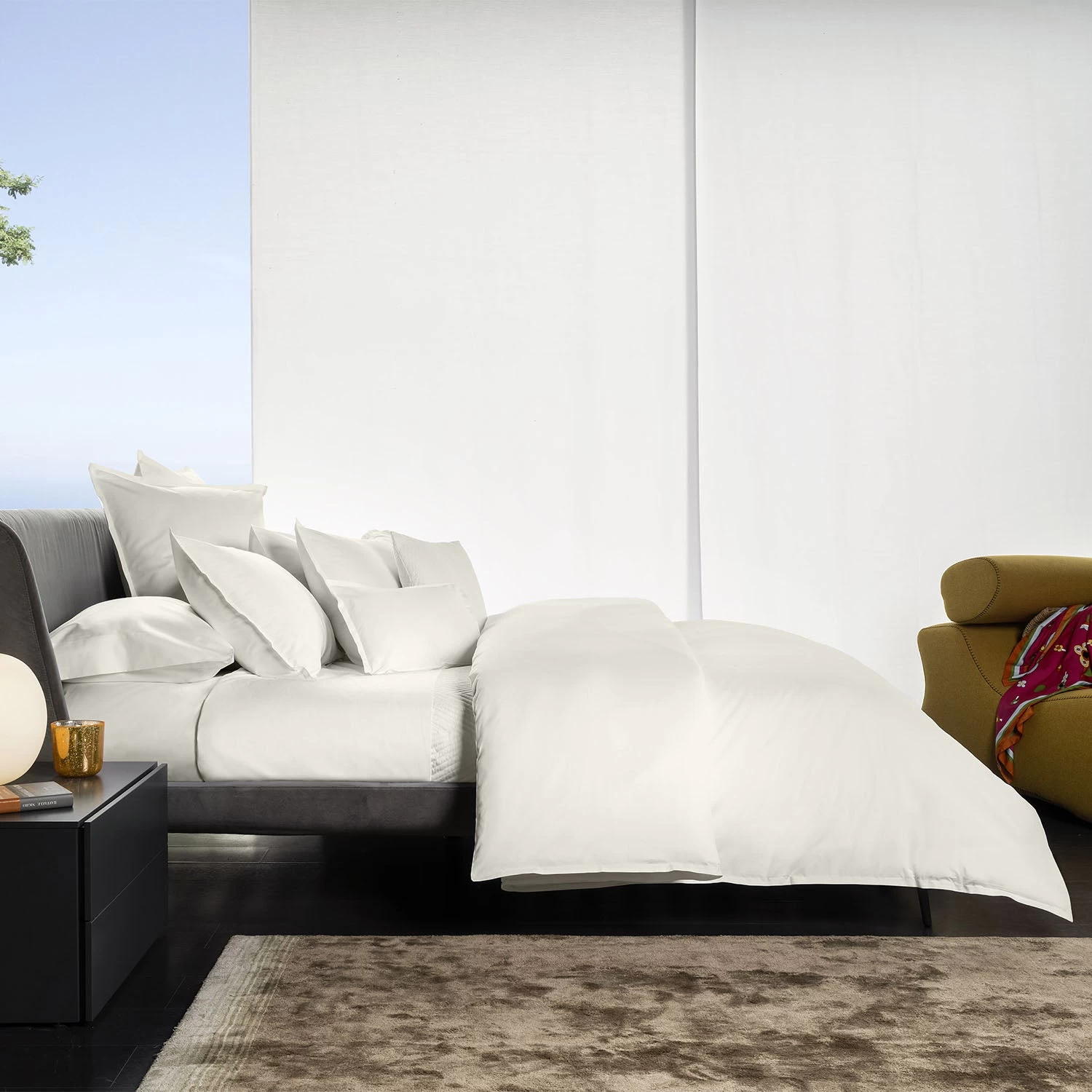 Lineare Percale Sheets & Pillowcases, Ivory 4 Lineare Percale Sheets & Pillowcases, Ivory - Image 2