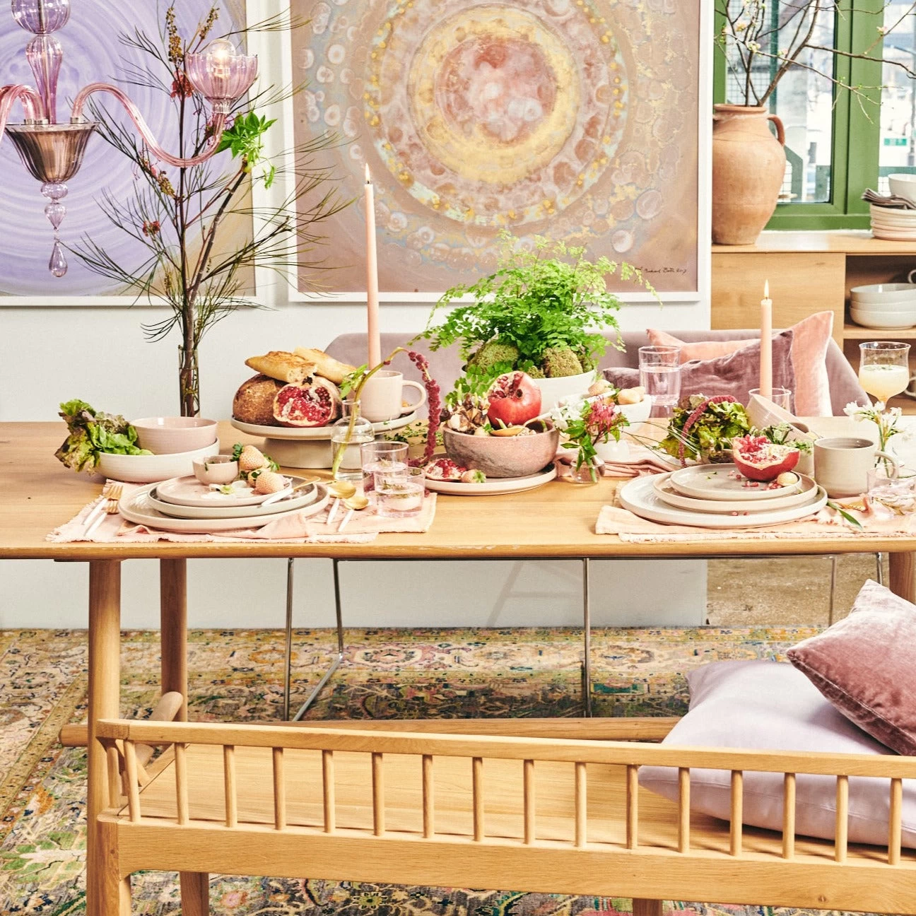 Oak Spindle Bench 4 Oak Spindle Bench - Image 2