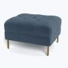 Tribeca Ottoman -Home Comprehensive Shop detail PackShot BRASS GRACELAND INDIGO