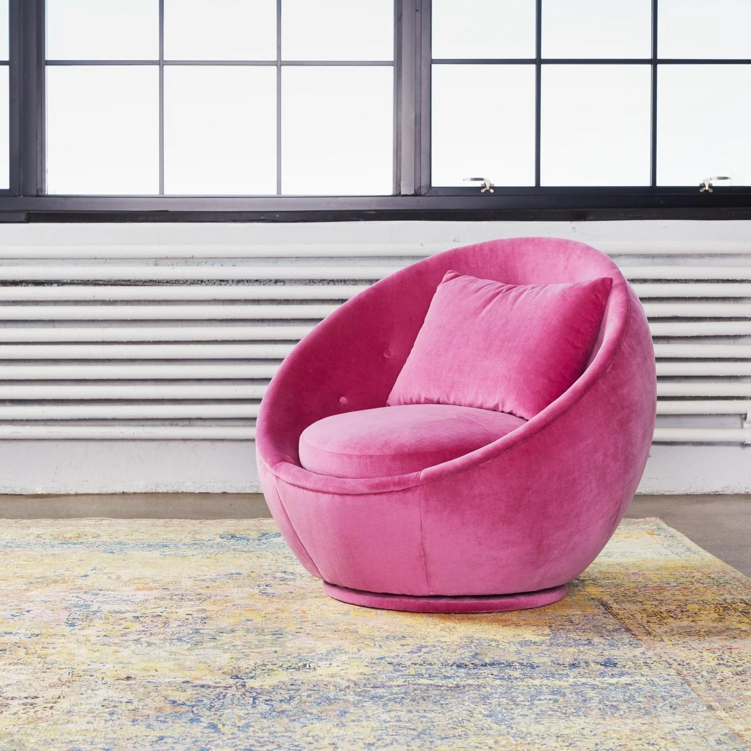 Milo Baughman Good Egg Swivel Chair 4 Milo Baughman Good Egg Swivel Chair - Image 2